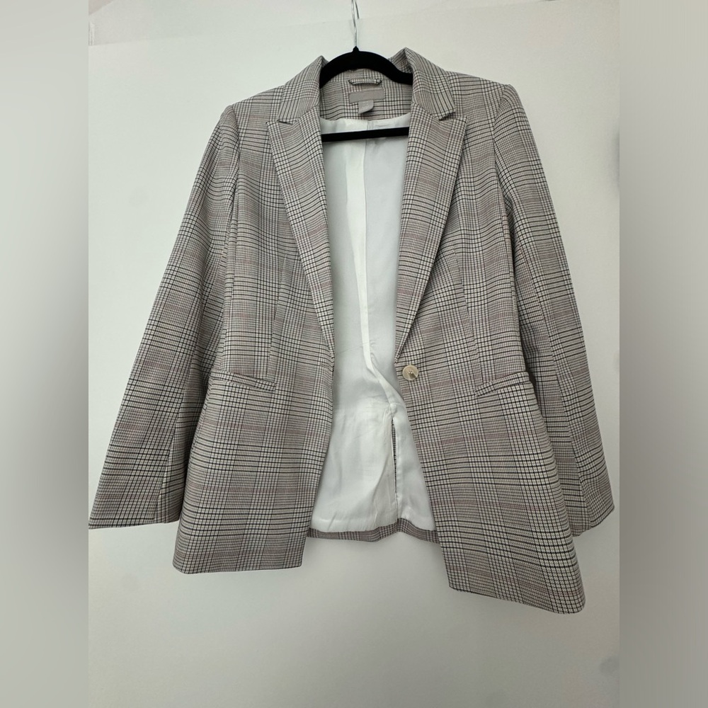 H&M Plaid Blazer